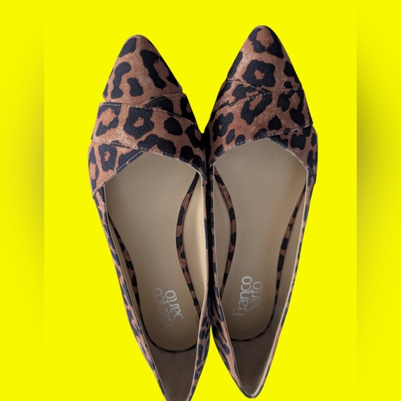 Franco Sarto Animal Print Flats-NWOT - Picture 2 of 5
